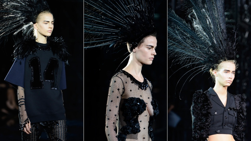 Illustration for article titled Marc Jacobs' Final Show for Louis Vuitton Was a Thing of Dark Beauty